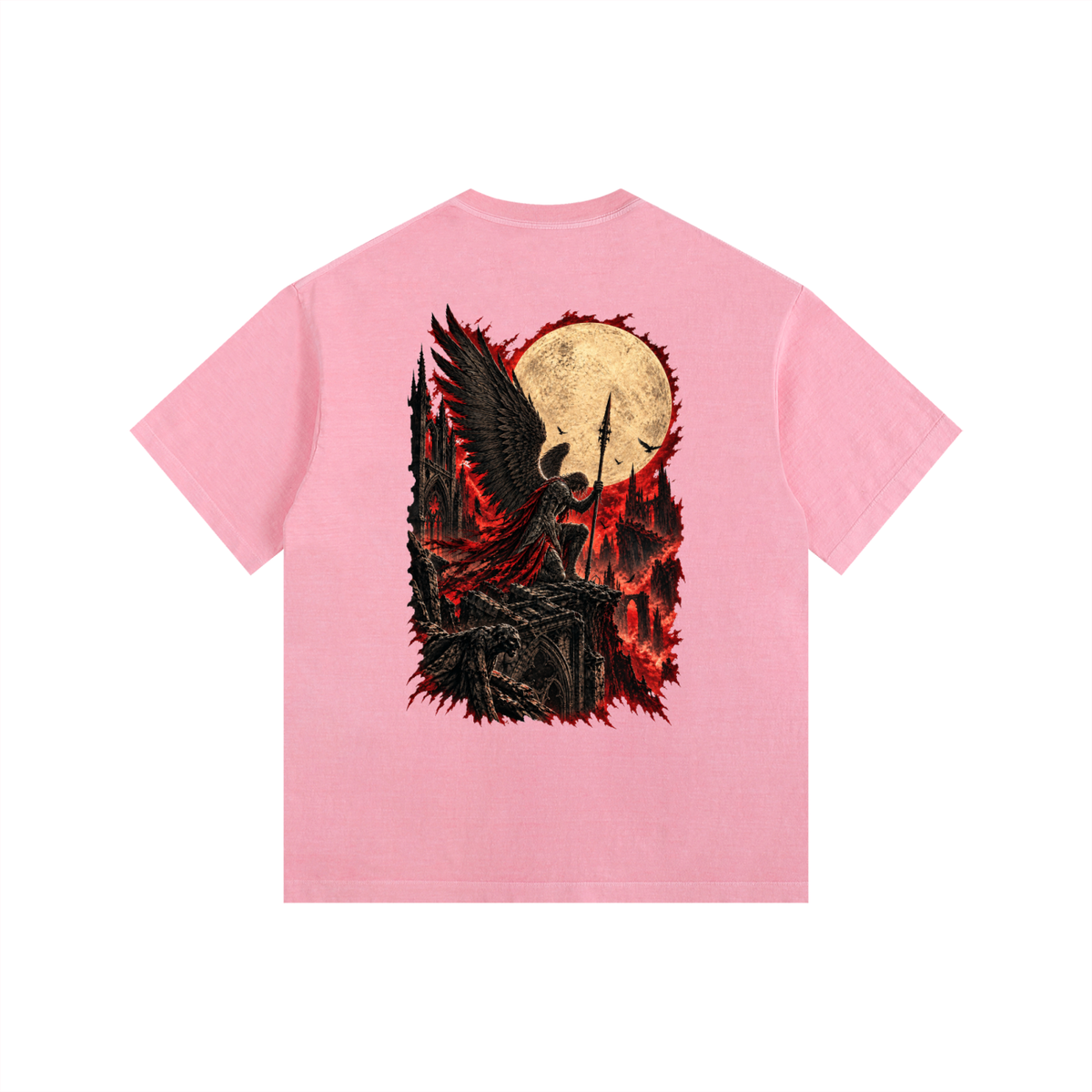 Vintage Washed Oversized Cotton T-Shirt: Servant