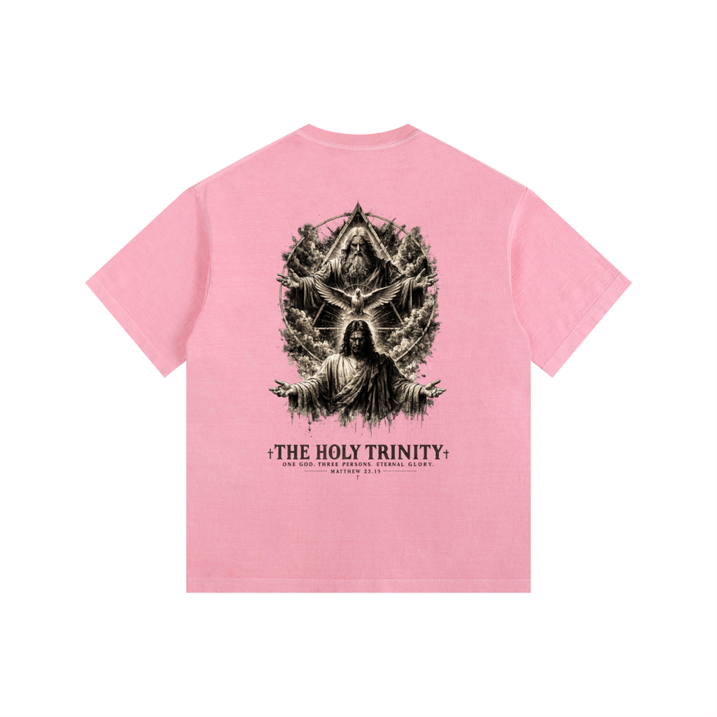 Vintage Washed Oversized Cotton T-Shirt: The Holy Trinity