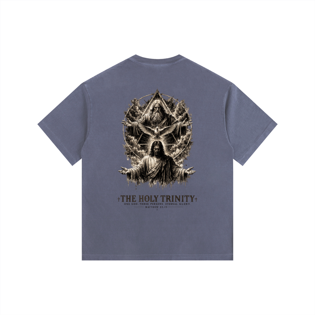 Vintage Washed Oversized Cotton T-Shirt: The Holy Trinity