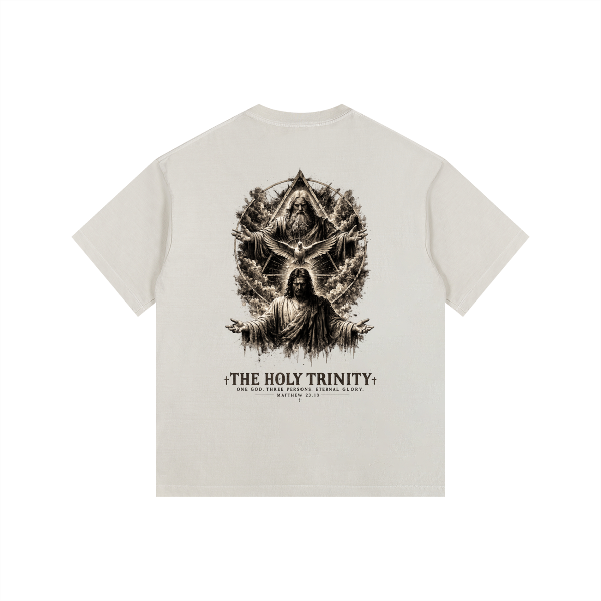 Vintage Washed Oversized Cotton T-Shirt: The Holy Trinity
