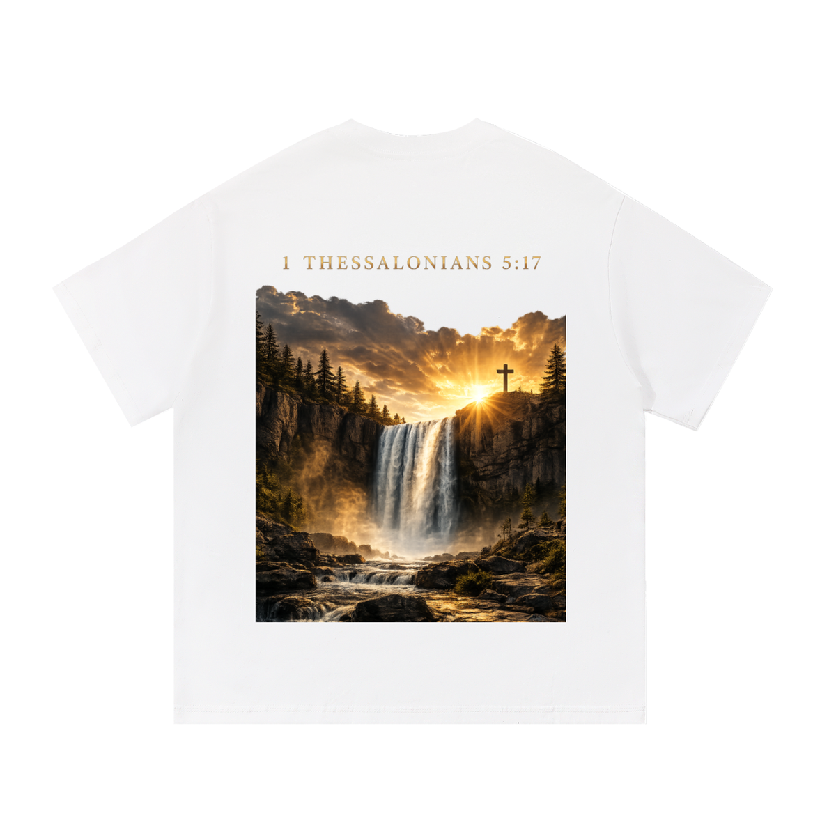 Essential Cotton T-Shirt: 1 Thessalonians 5:17