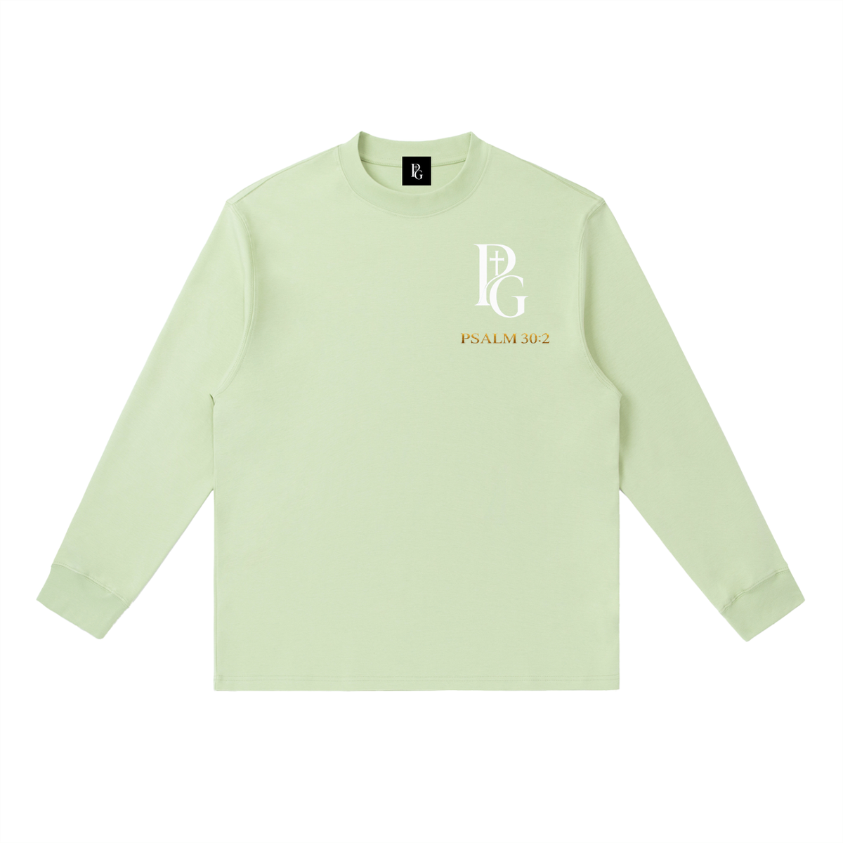 Essential Crewneck Long-Sleeve T-Shirt: Psalm 30:2