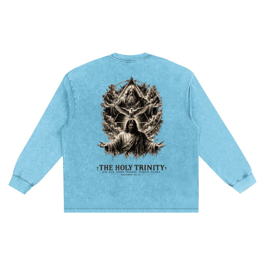 Snow Washed Frayed Edge T-Shirt: The Holy Trinity