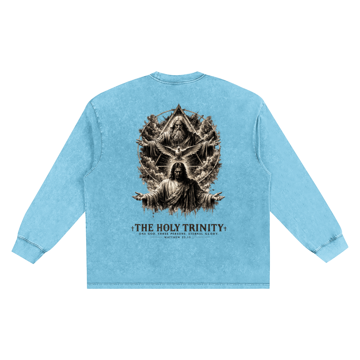 Snow Washed Frayed Edge T-Shirt: The Holy Trinity