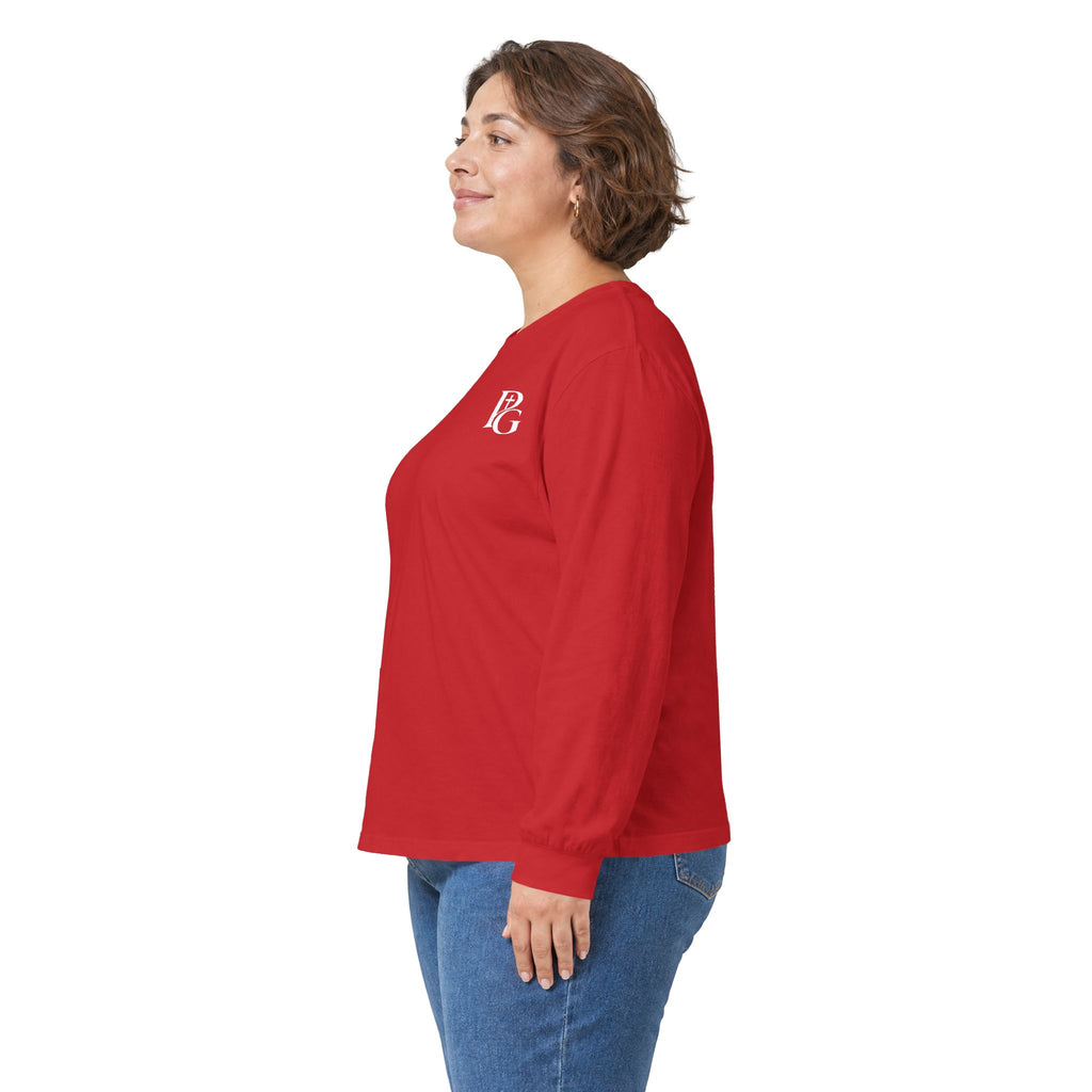 Unisex Ultra Cotton Long Sleeve Tee: Rose Field