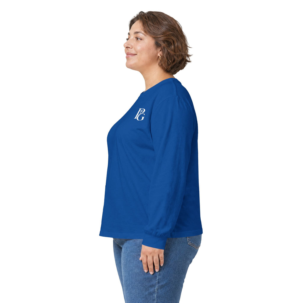 Unisex Ultra Cotton Long Sleeve Tee: Rose Field