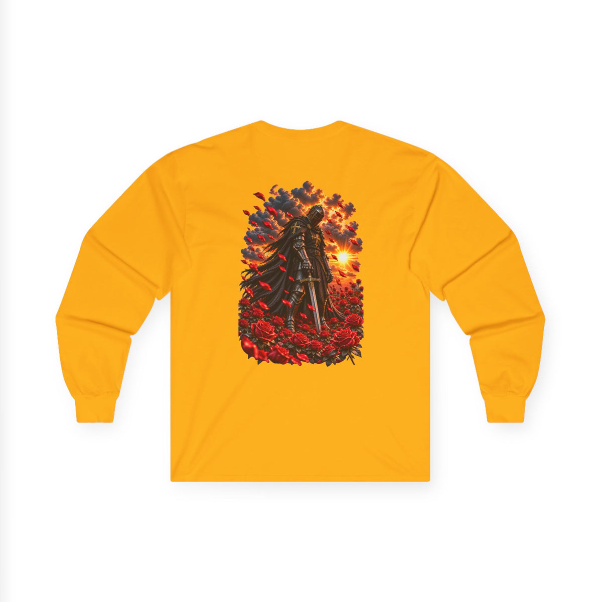 Unisex Ultra Cotton Long Sleeve Tee: Rose Field
