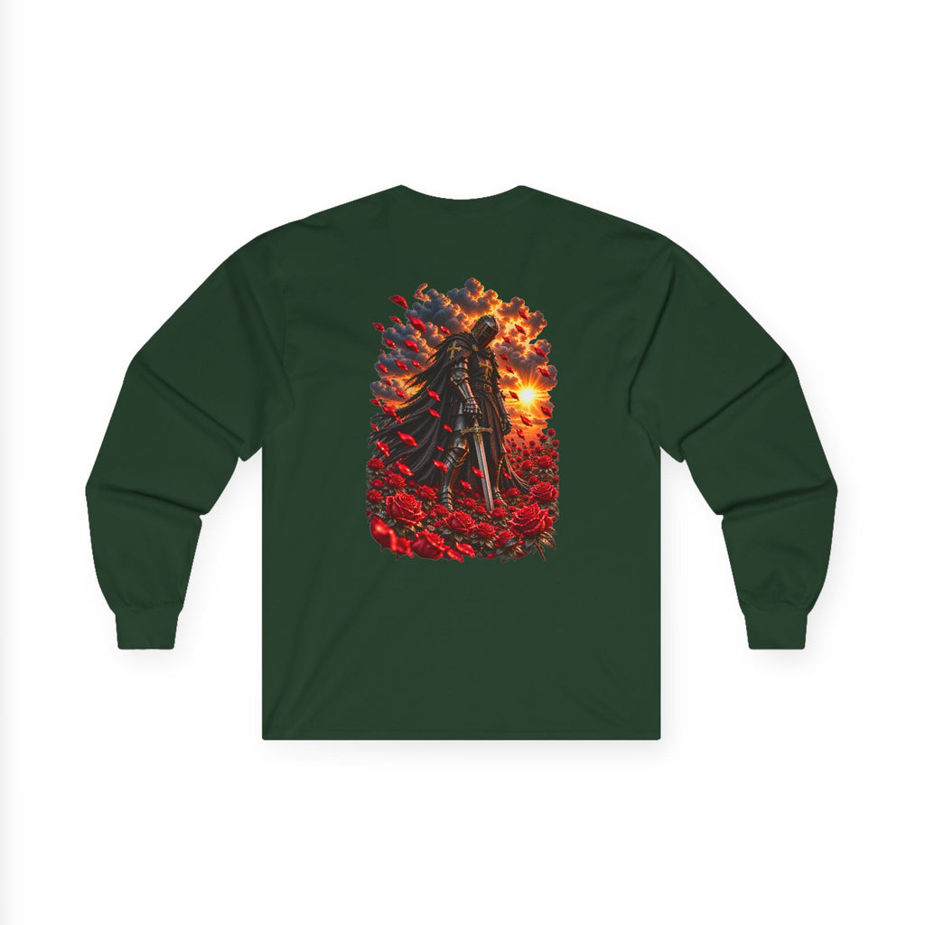 Unisex Ultra Cotton Long Sleeve Tee: Rose Field