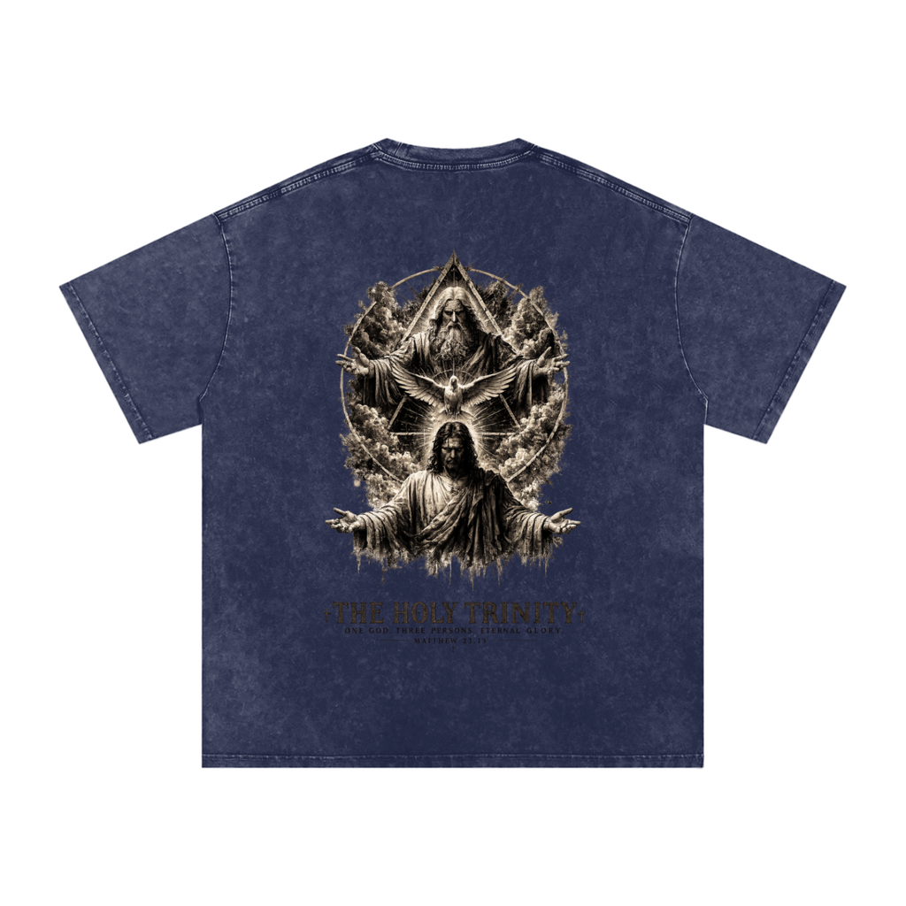 Snow Washed Oversized Cotton T-Shirt: The Holy Trinity