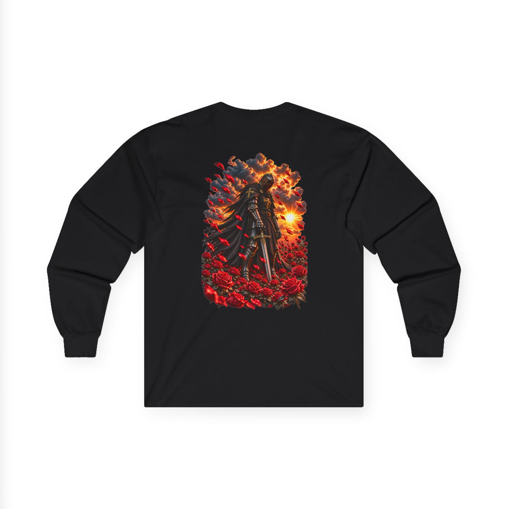 Unisex Ultra Cotton Long Sleeve Tee: Rose Field