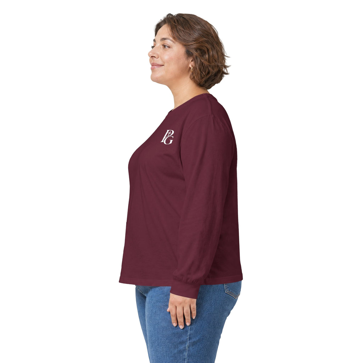 Unisex Ultra Cotton Long Sleeve Tee: Rose Field