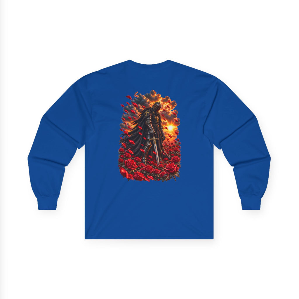 Unisex Ultra Cotton Long Sleeve Tee: Rose Field
