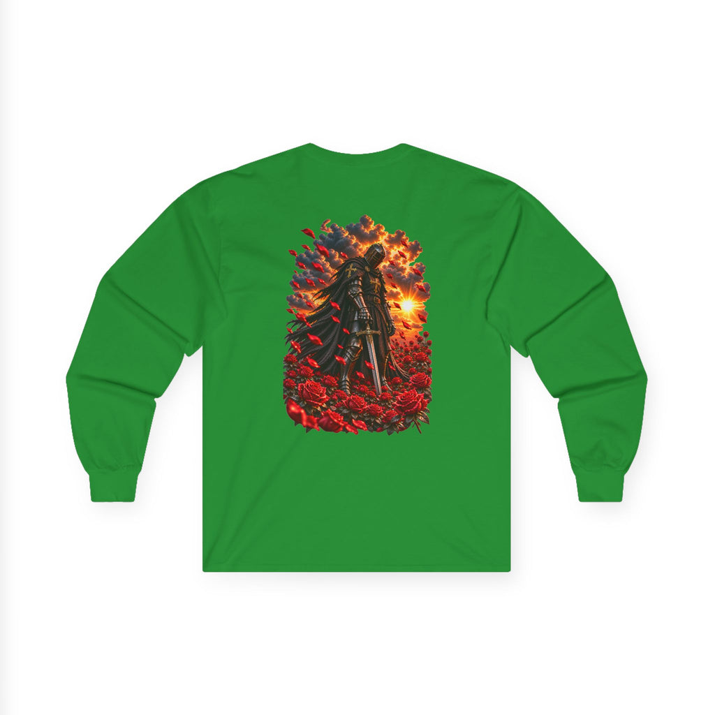 Unisex Ultra Cotton Long Sleeve Tee: Rose Field