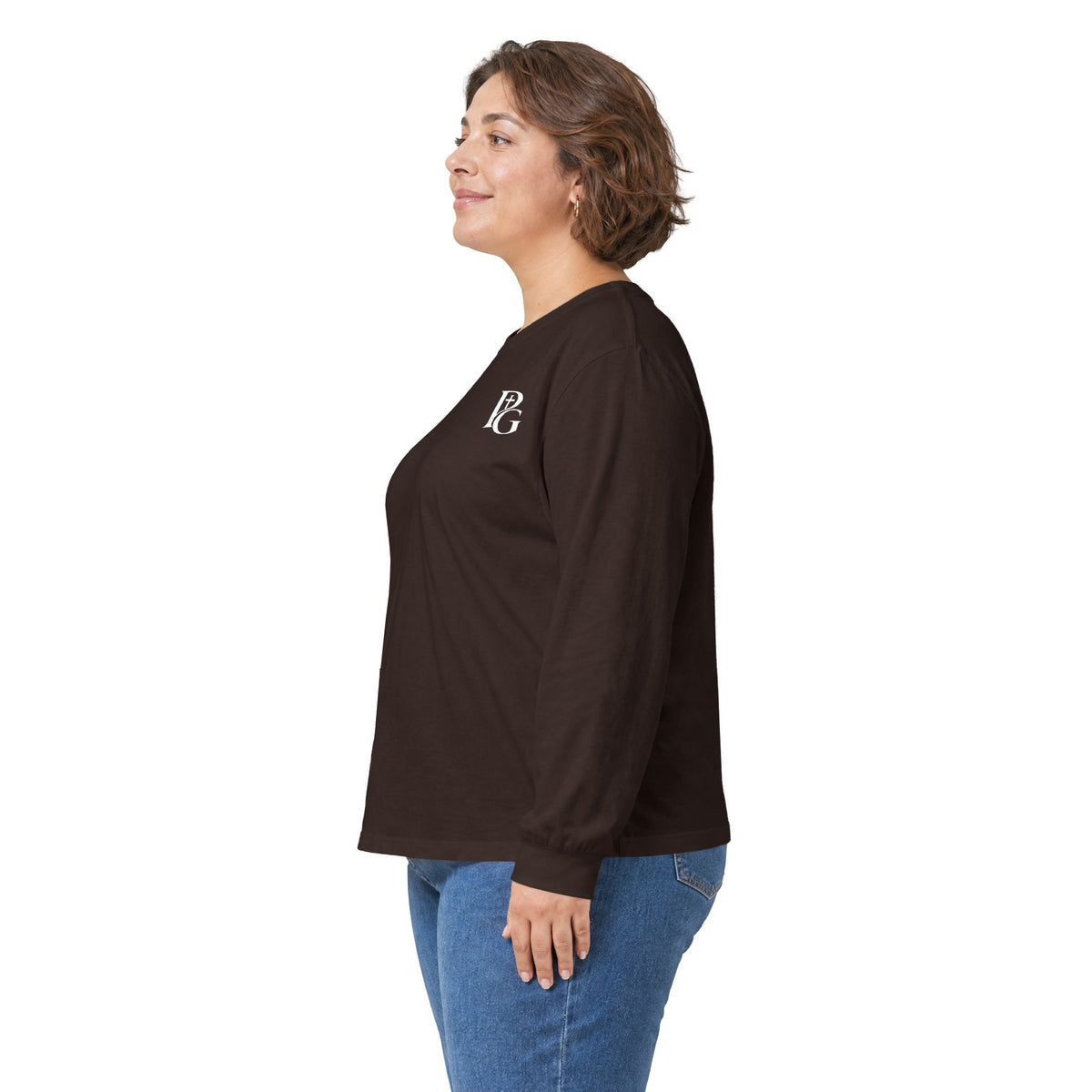 Unisex Ultra Cotton Long Sleeve Tee: Rose Field
