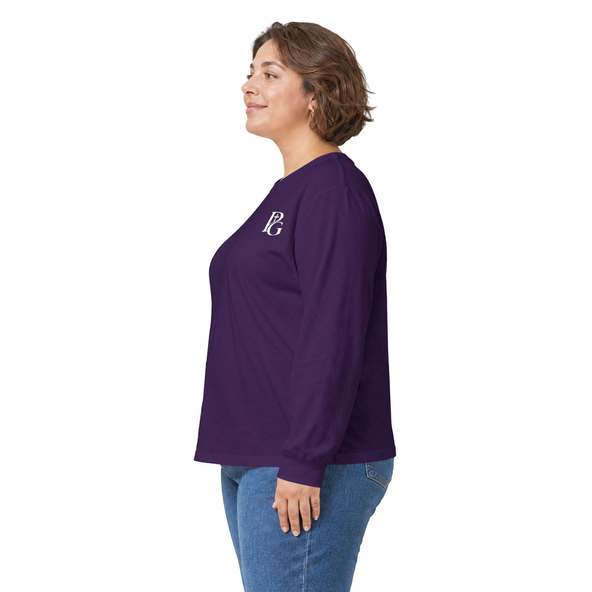Unisex Ultra Cotton Long Sleeve Tee: Rose Field