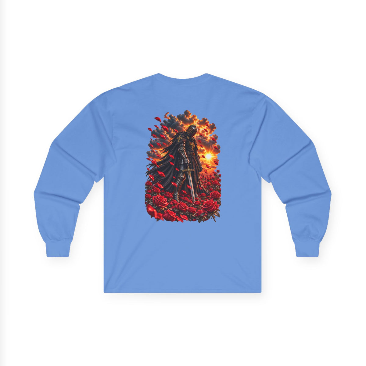 Unisex Ultra Cotton Long Sleeve Tee: Rose Field