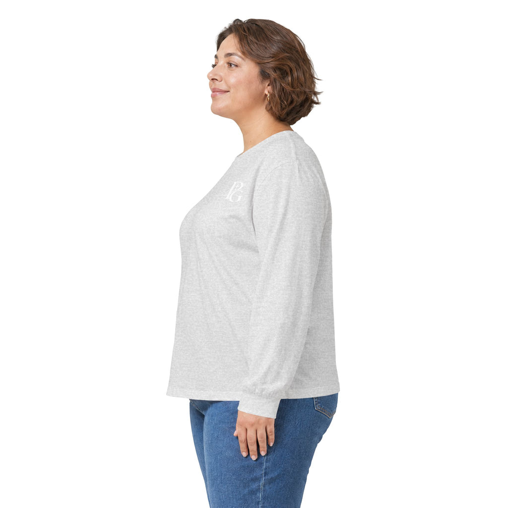 Unisex Ultra Cotton Long Sleeve Tee: Rose Field
