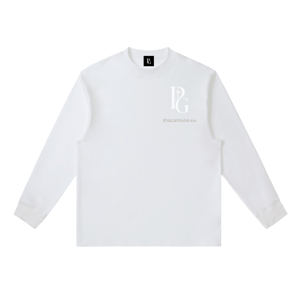 Essential Crewneck Long-Sleeve T-Shirt: Philippians 4:6