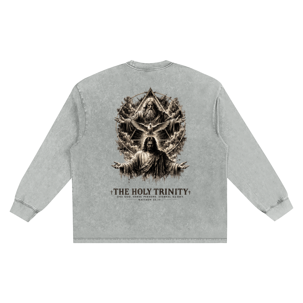 Snow Washed Frayed Edge T-Shirt: The Holy Trinity