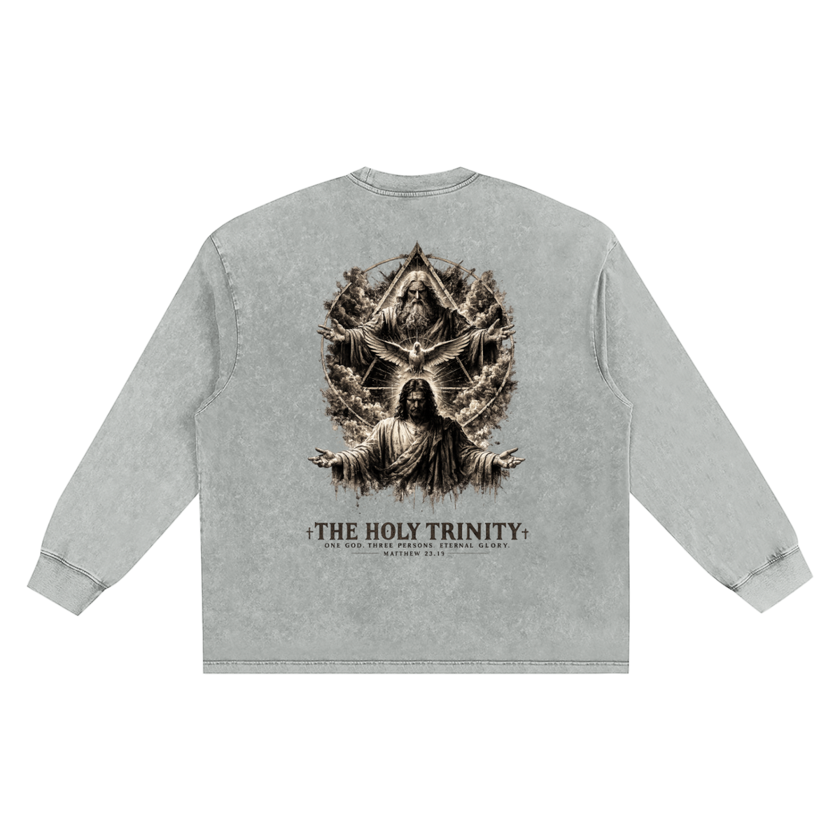 Snow Washed Frayed Edge T-Shirt: The Holy Trinity