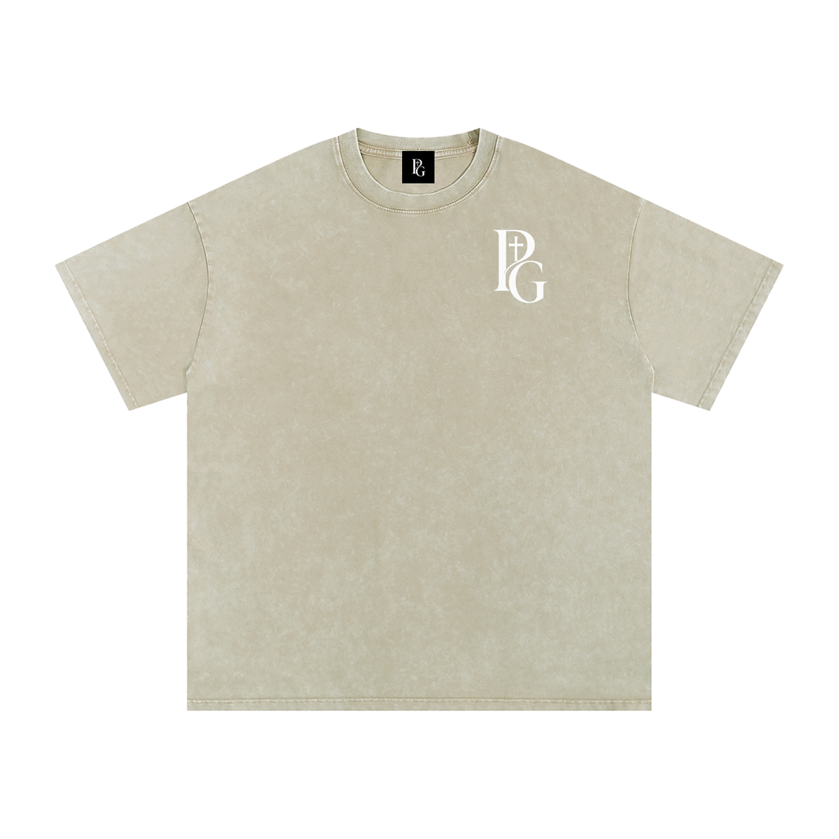 Snow Washed Oversized Cotton T-Shirt: Full Armor Of God
