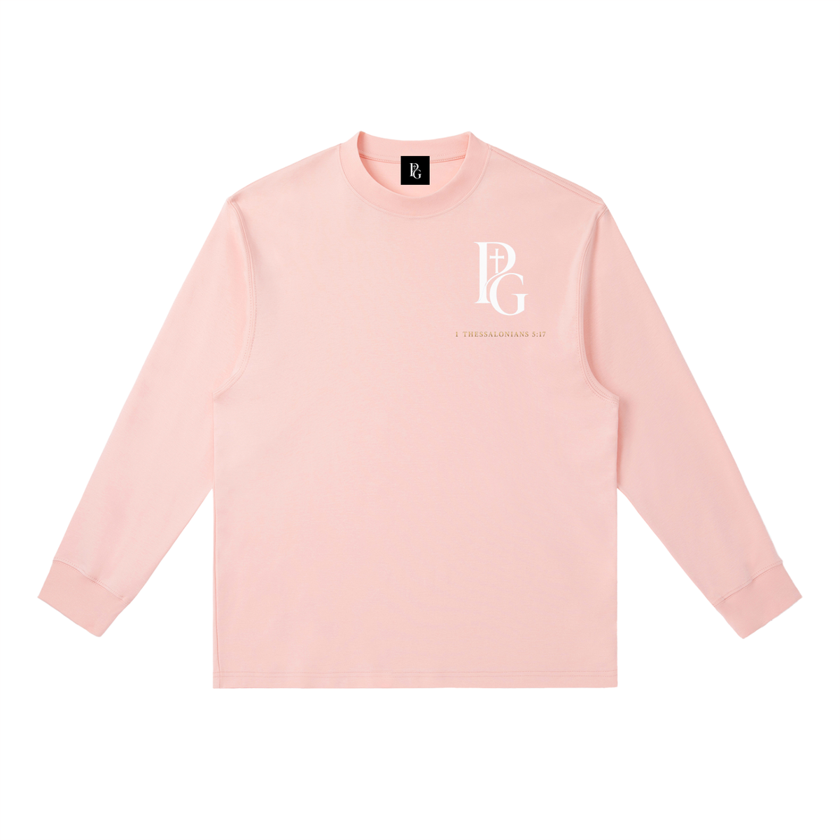 Essential Crewneck Long-Sleeve T-Shirt: 1 Thessalonians 5:17