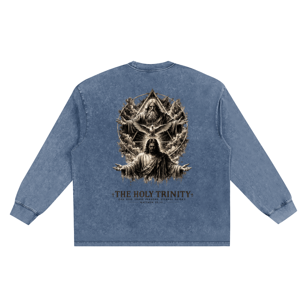 Snow Washed Frayed Edge T-Shirt: The Holy Trinity