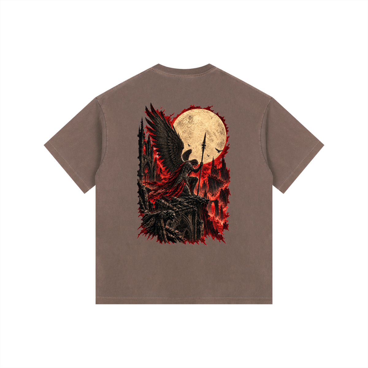 Vintage Washed Oversized Cotton T-Shirt: Servant