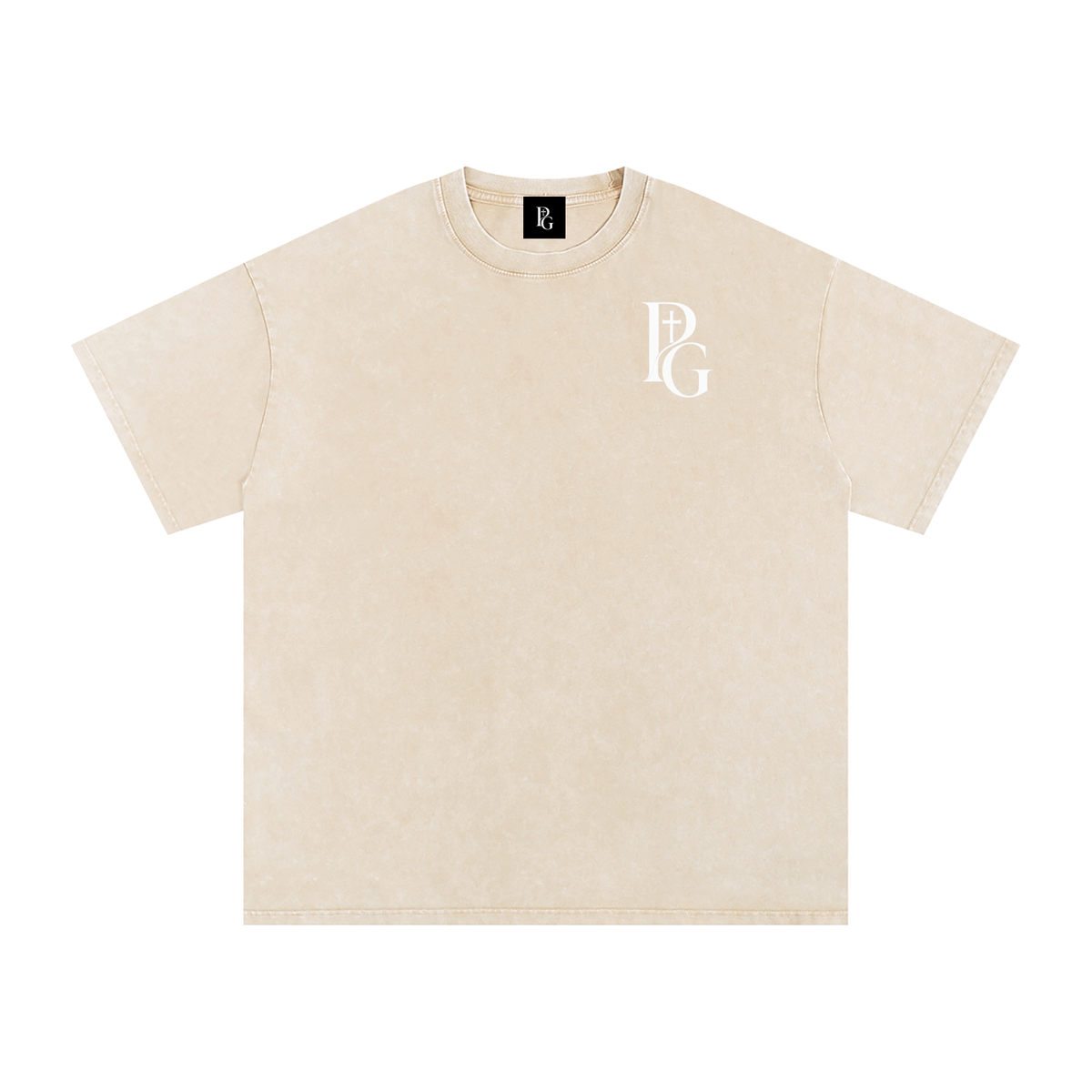 Snow Washed Oversized Cotton T-Shirt: The Holy Trinity
