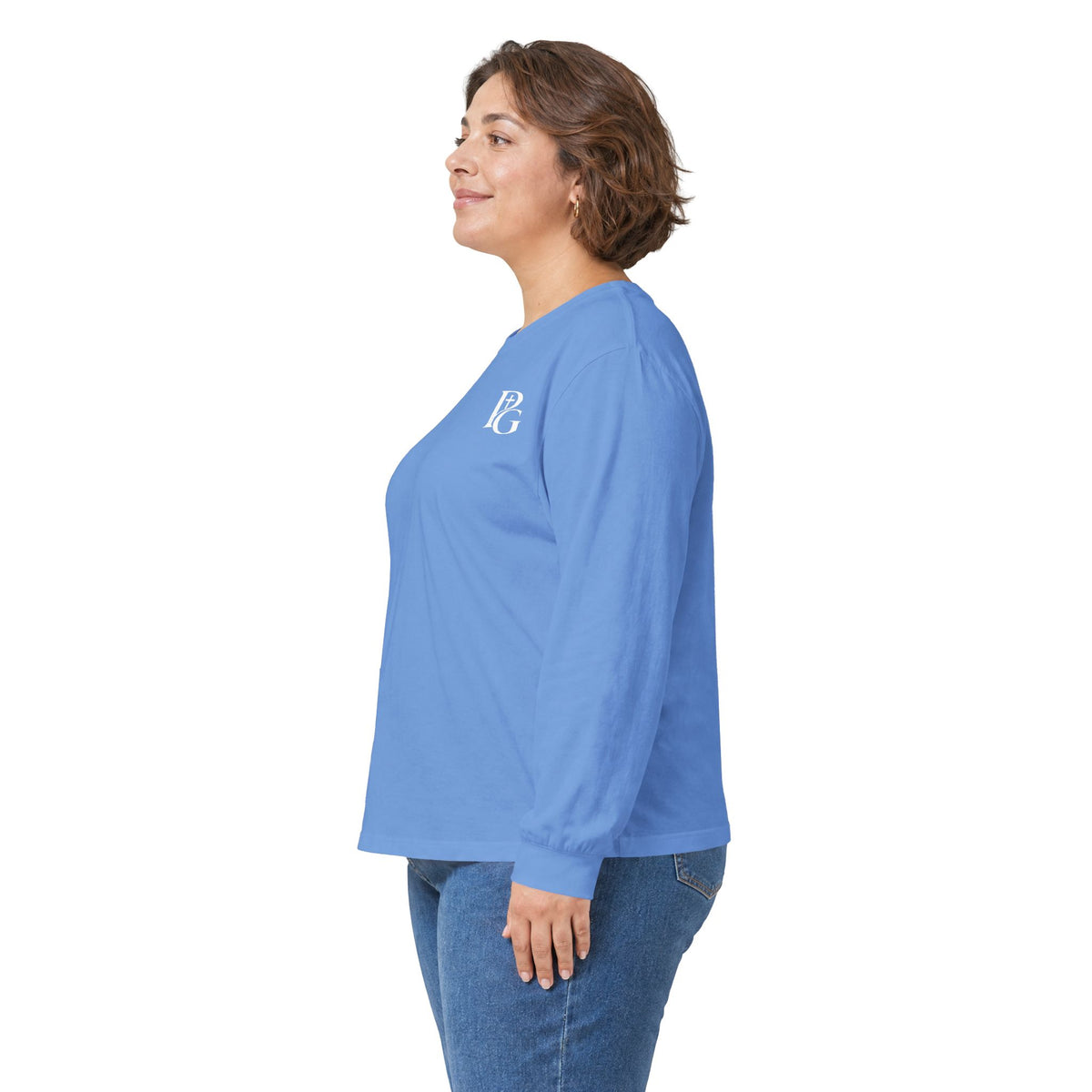 Unisex Ultra Cotton Long Sleeve Tee: Rose Field