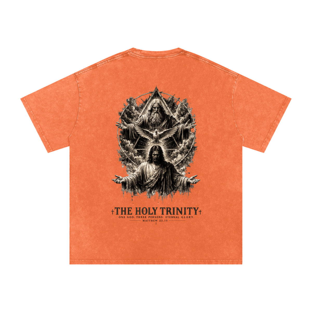 Snow Washed Oversized Cotton T-Shirt: The Holy Trinity