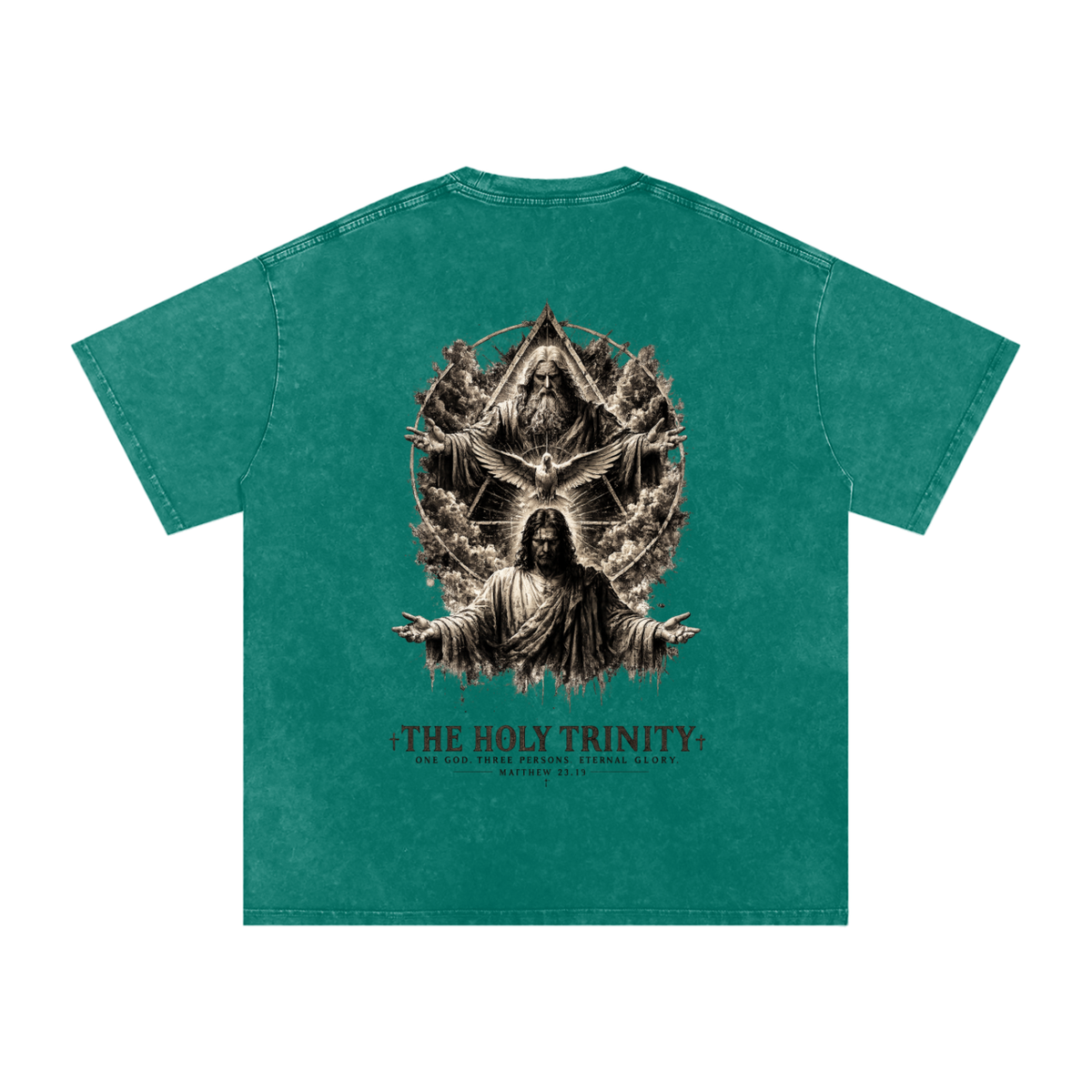 Snow Washed Oversized Cotton T-Shirt: The Holy Trinity