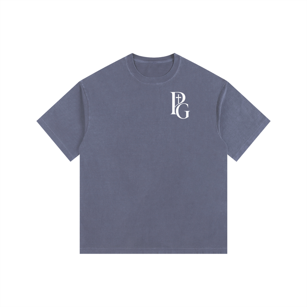 Vintage Washed Oversized Cotton T-Shirt: Archangel Michael