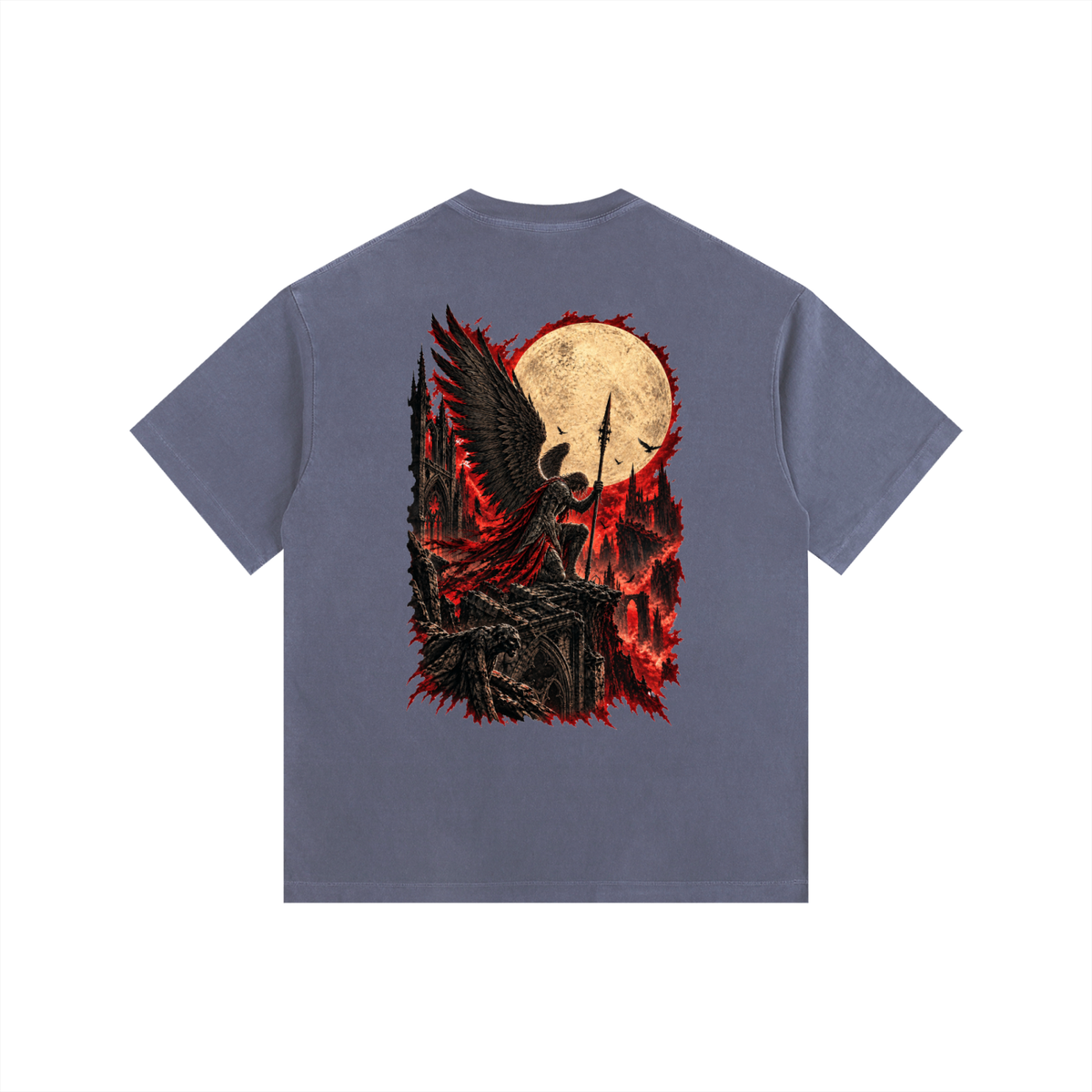 Vintage Washed Oversized Cotton T-Shirt: Servant
