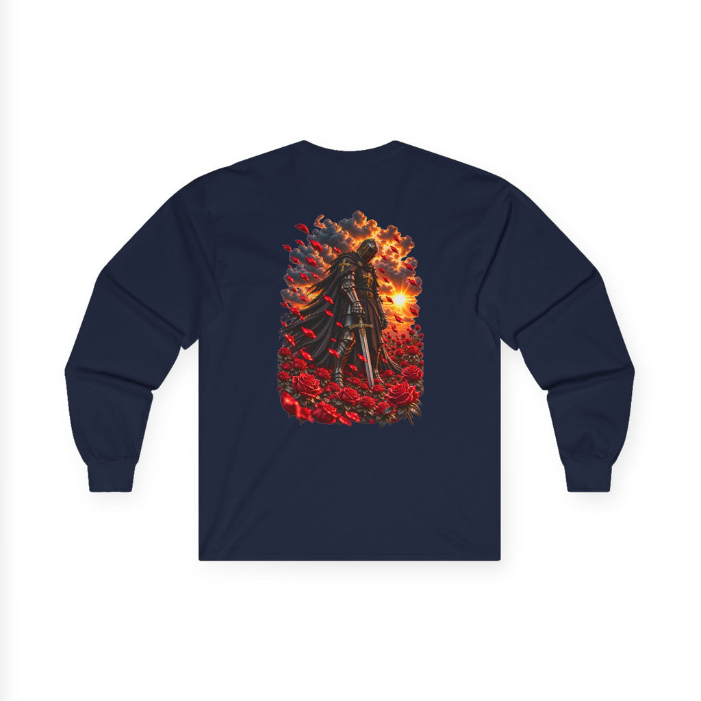 Unisex Ultra Cotton Long Sleeve Tee: Rose Field