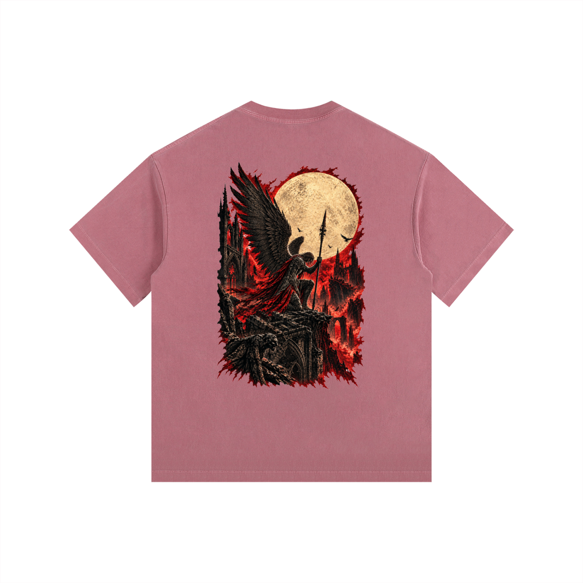 Vintage Washed Oversized Cotton T-Shirt: Servant