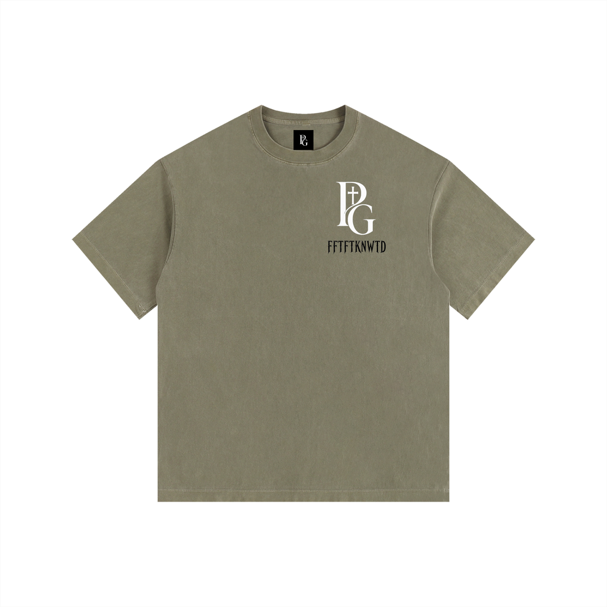 Vintage Washed Oversized Cotton T-Shirt: FFTFTKNWTD