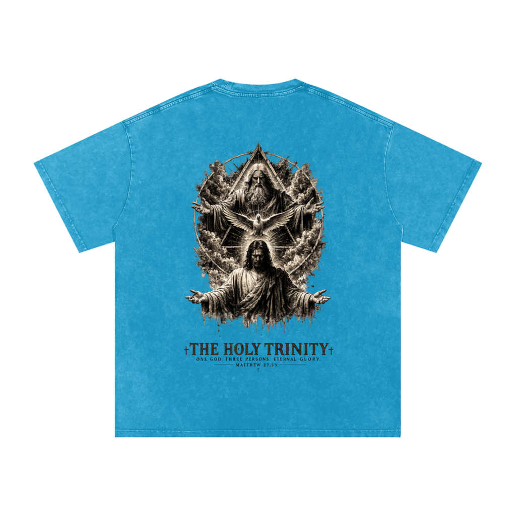 Snow Washed Oversized Cotton T-Shirt: The Holy Trinity