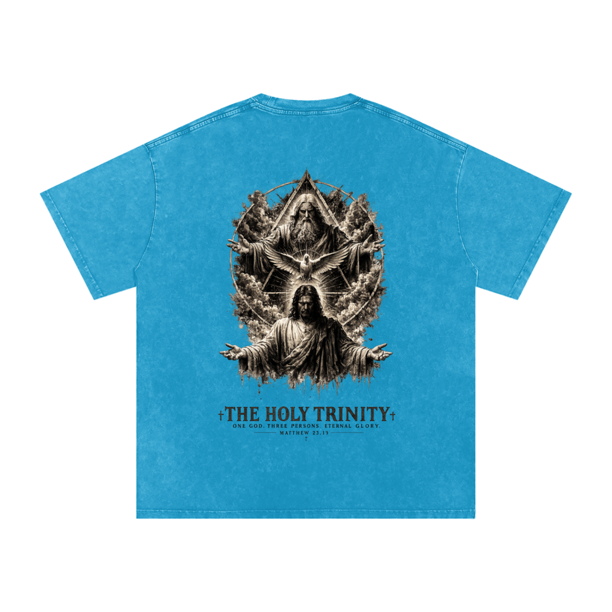 Snow Washed Oversized Cotton T-Shirt: The Holy Trinity