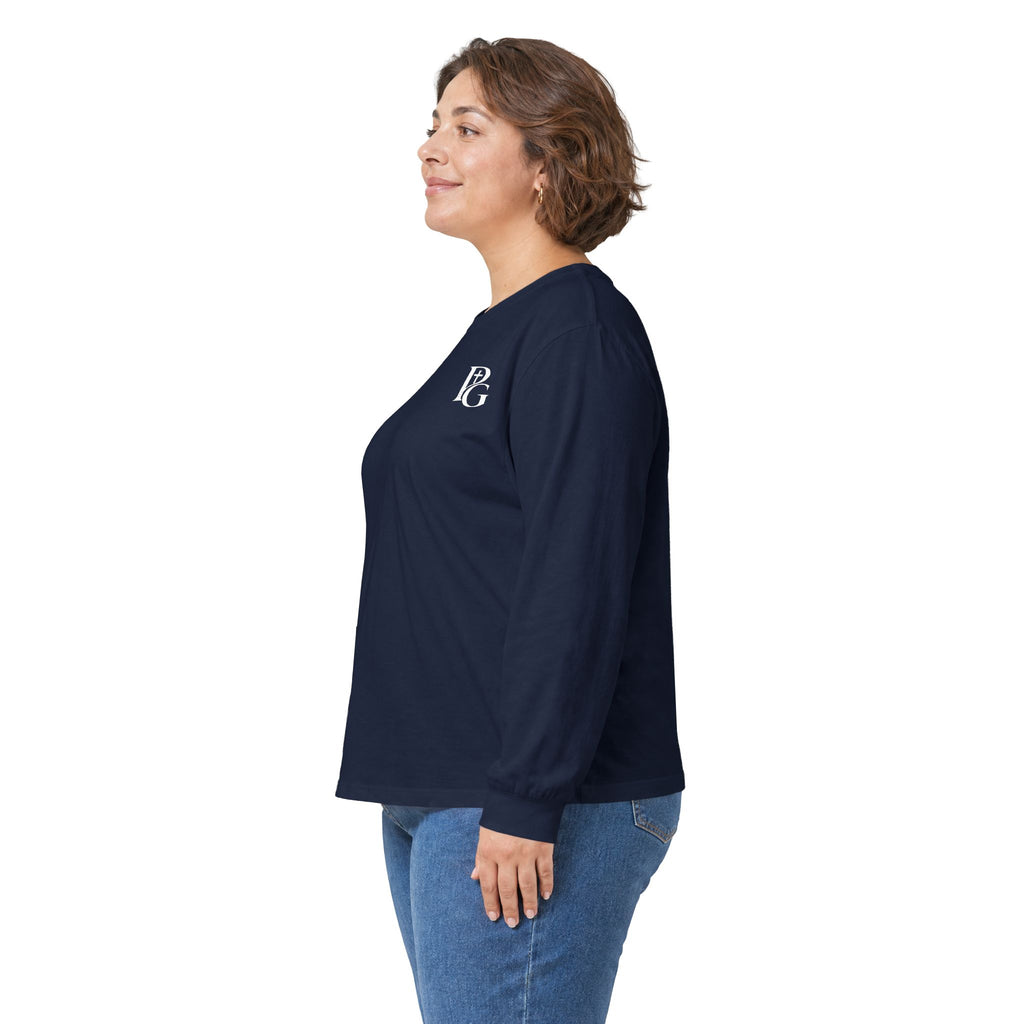 Unisex Ultra Cotton Long Sleeve Tee: Rose Field