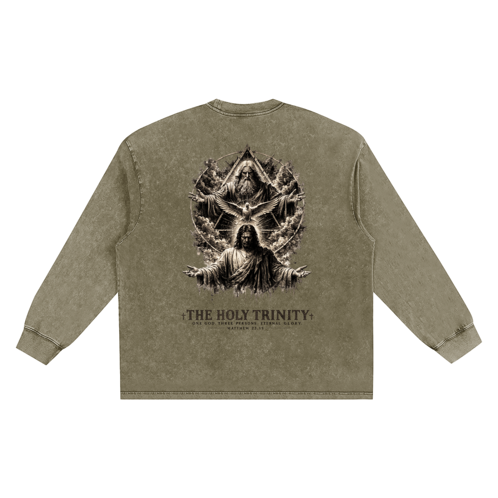 Snow Washed Frayed Edge T-Shirt: The Holy Trinity