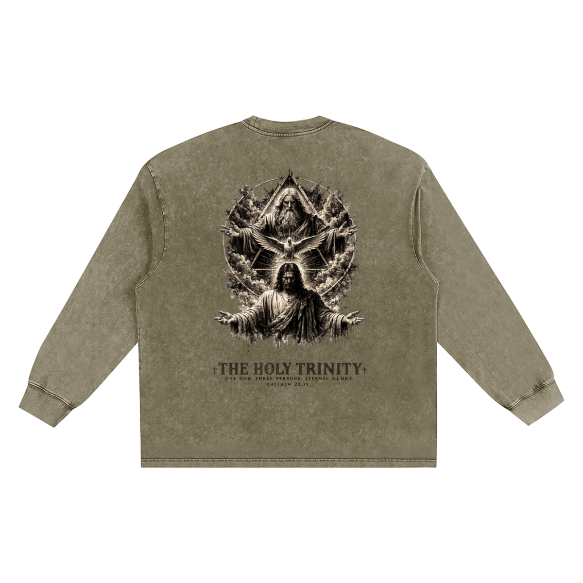 Snow Washed Frayed Edge T-Shirt: The Holy Trinity