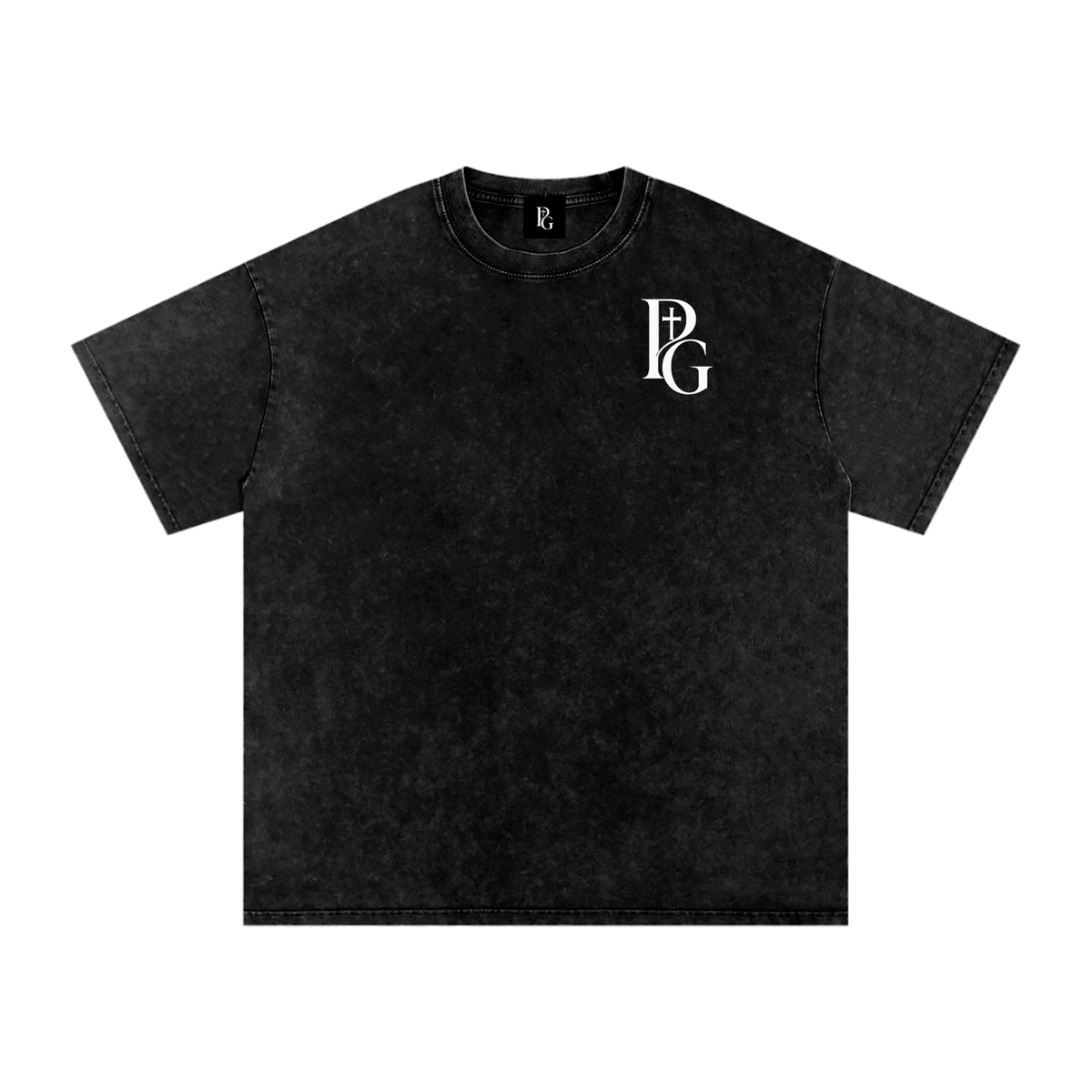 Snow Washed Oversized Cotton T-Shirt: Full Armor Of God