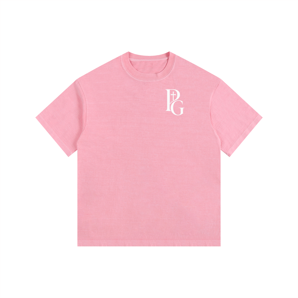 Vintage Washed Oversized Cotton T-Shirt: Archangel Michael