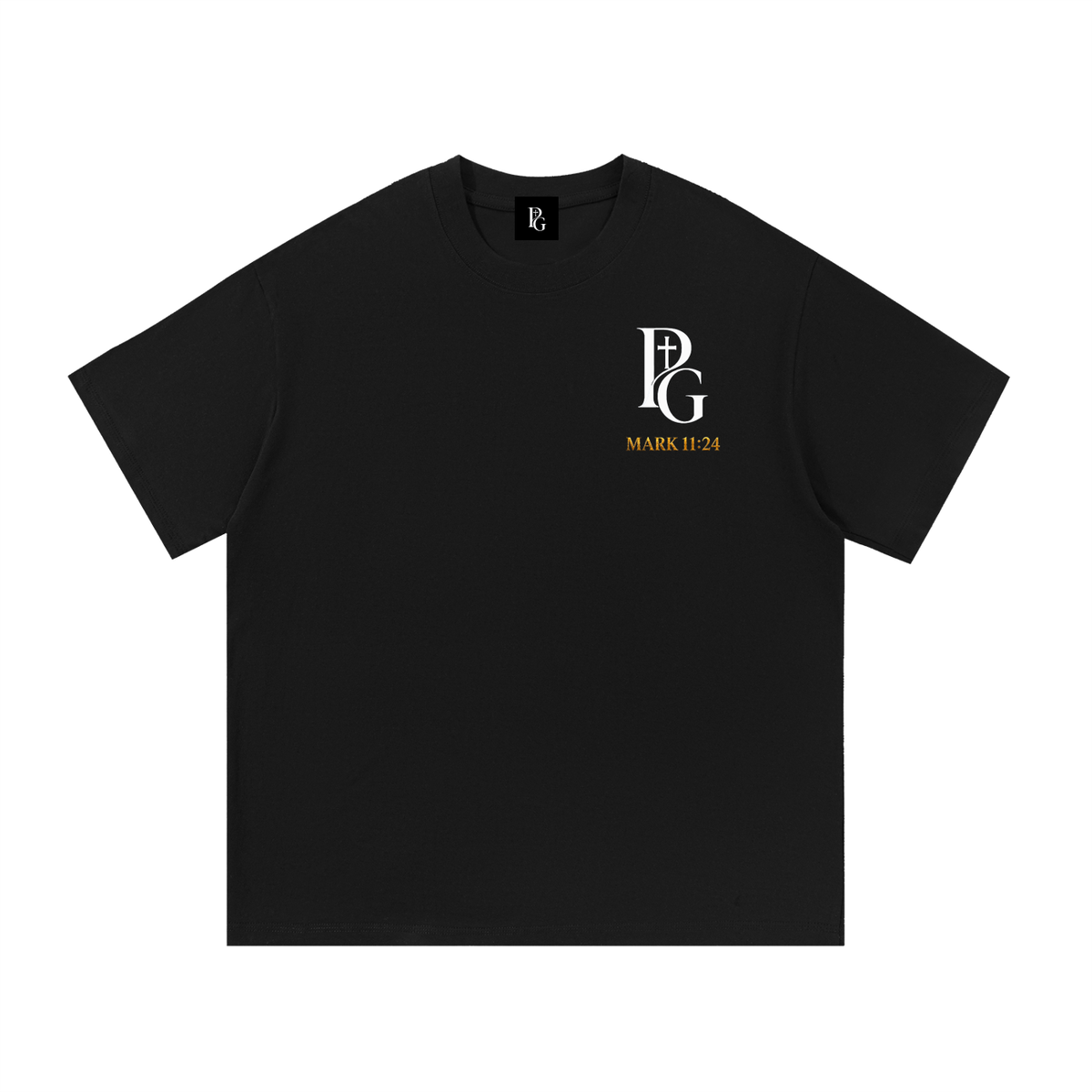 Essential Cotton T-Shirt: Mark 11:24