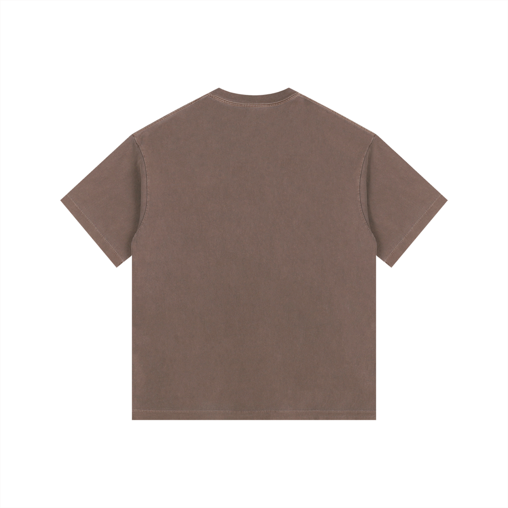 Vintage Washed Oversized Cotton T-Shirt: FFTFTKNWTD