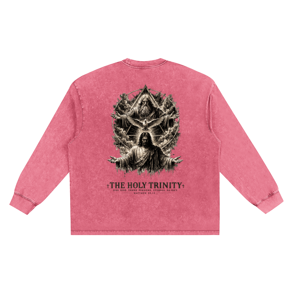 Snow Washed Frayed Edge T-Shirt: The Holy Trinity