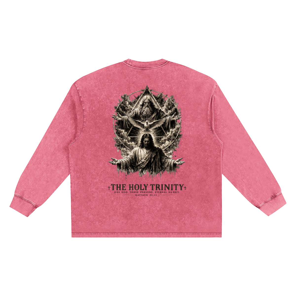 Snow Washed Frayed Edge T-Shirt: The Holy Trinity
