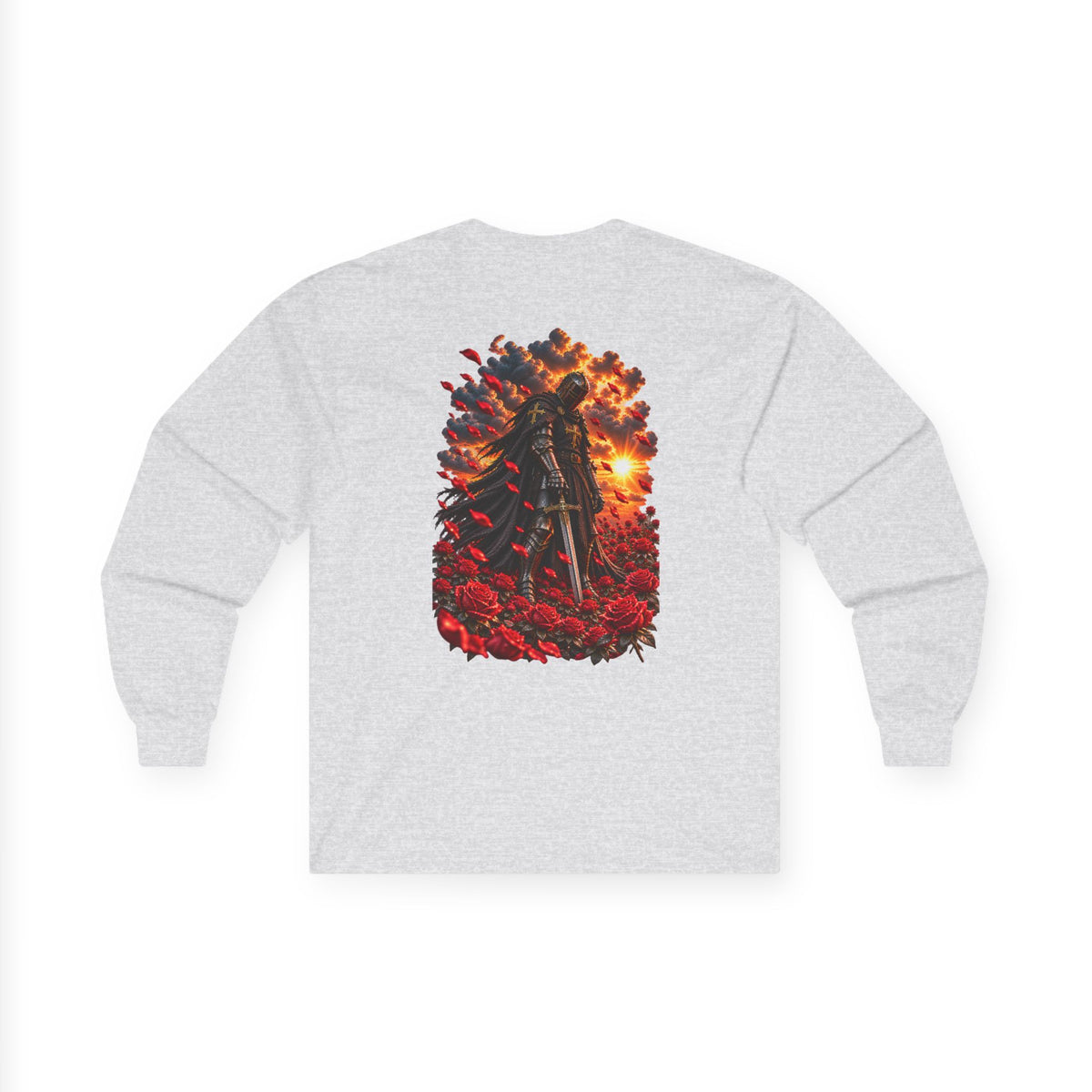 Unisex Ultra Cotton Long Sleeve Tee: Rose Field