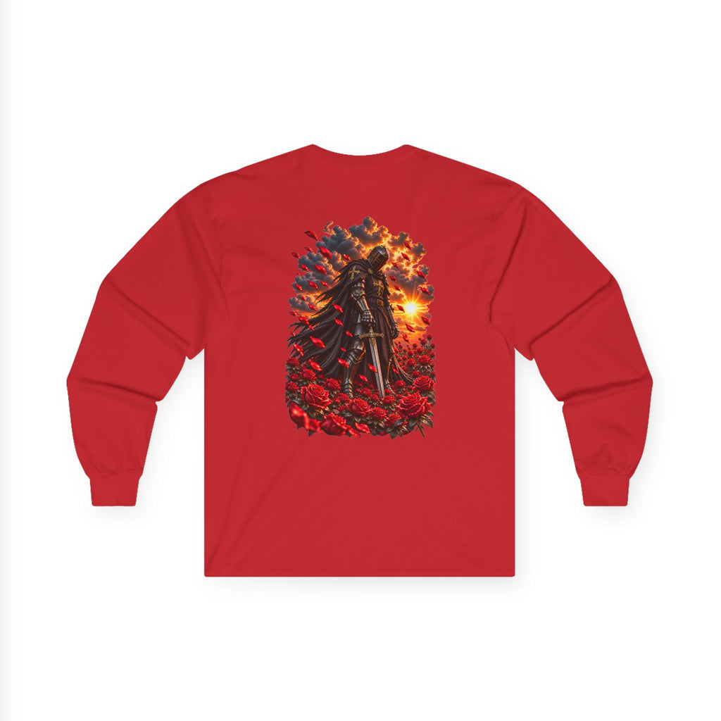 Unisex Ultra Cotton Long Sleeve Tee: Rose Field